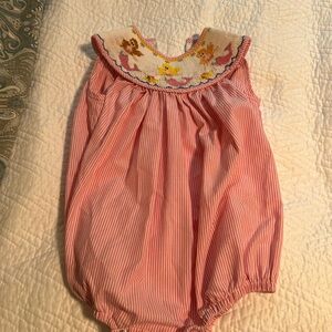 Smocked Remember Nguyen girls mermaid bubble